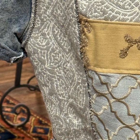 Patchwork Denim Jean Jacket - Picture 10 of 10